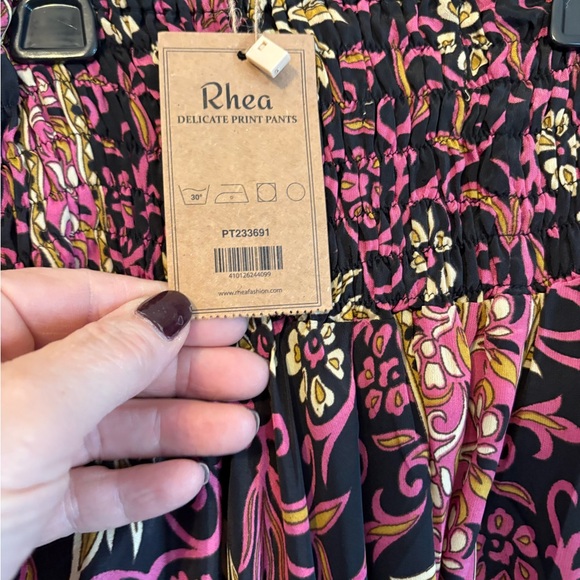 Elegant Floral Maxi Skirt - Purple and Yellow - Picture 2 of 3